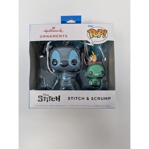Funko Pop Hallmark Ornament Disney Lilo & Stitch Stitch &‎ Scrump Fandom Decor